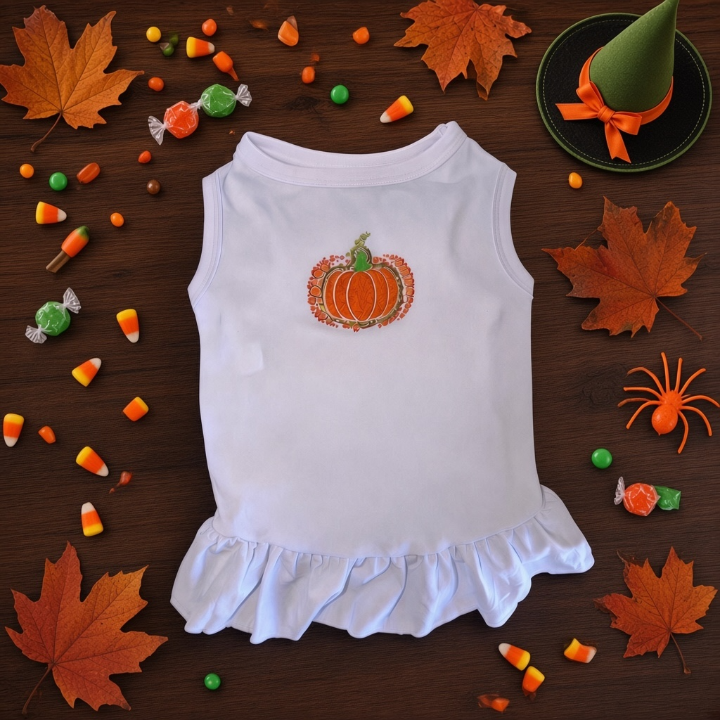 BugaBoo Baby-Pumpkin Cutie Dog Dress