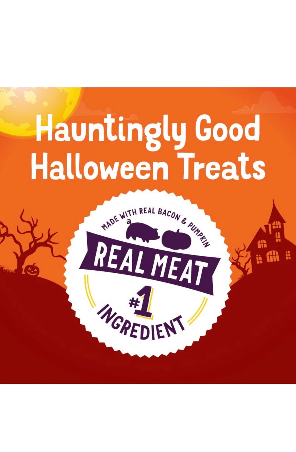 Beggin’ Pumpkin & Bacon Flavor Strips Chewy Dog Treats