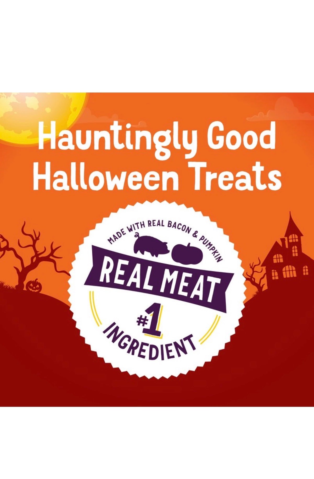 Beggin’ Pumpkin & Bacon Flavor Strips Chewy Dog Treats