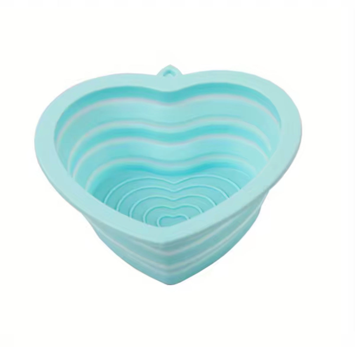 Pink Heart Shaped Travel Bowl