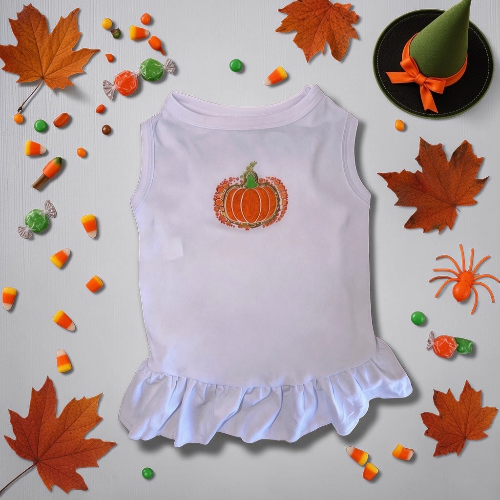BugaBoo Baby-Pumpkin Cutie Dog Dress