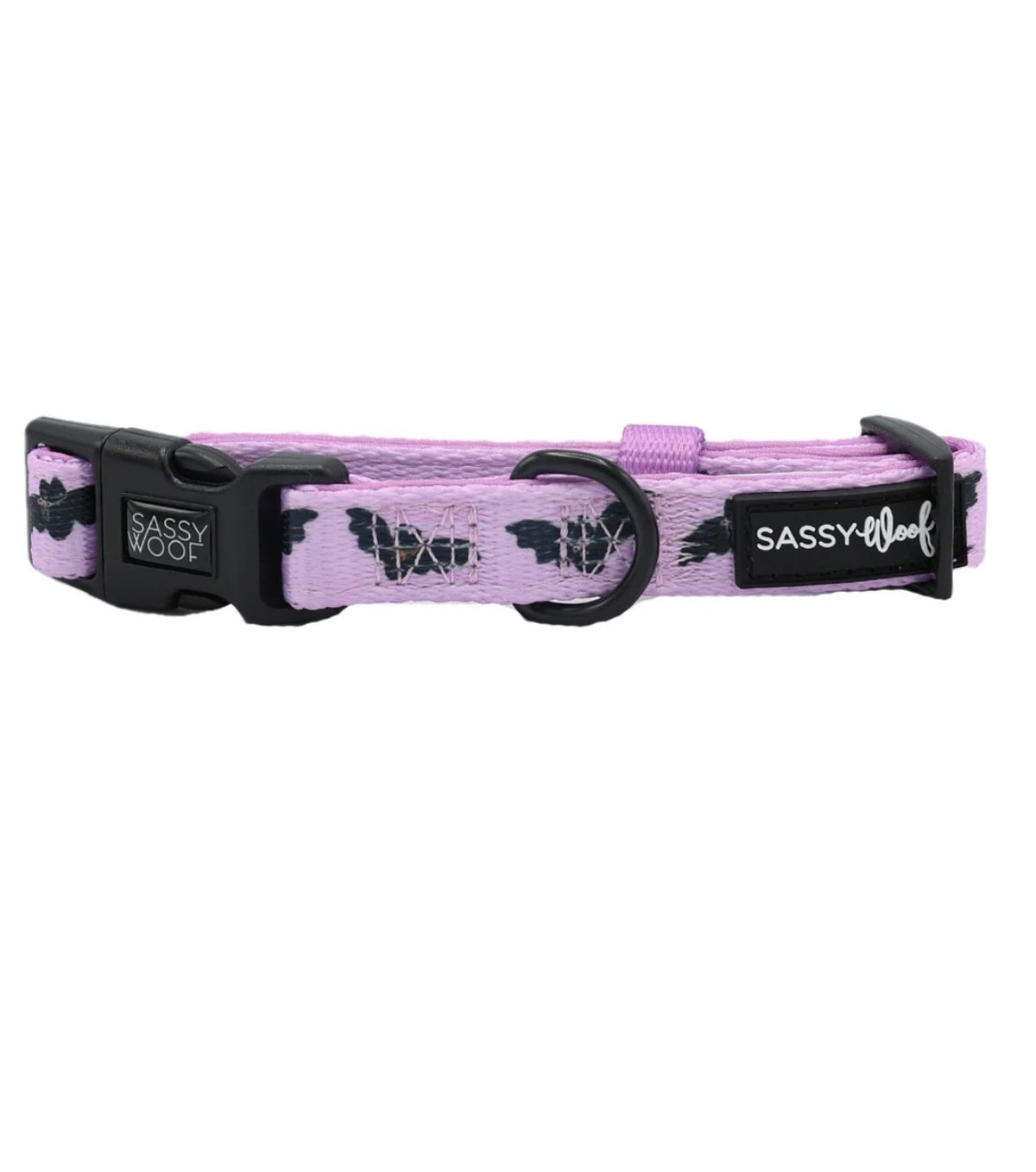 Sassy Woof Dog Collar- Lil Batty