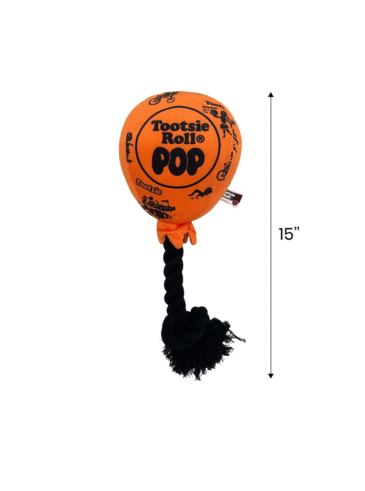 Halloween Tootsie Roll Pop Rope Squeaker