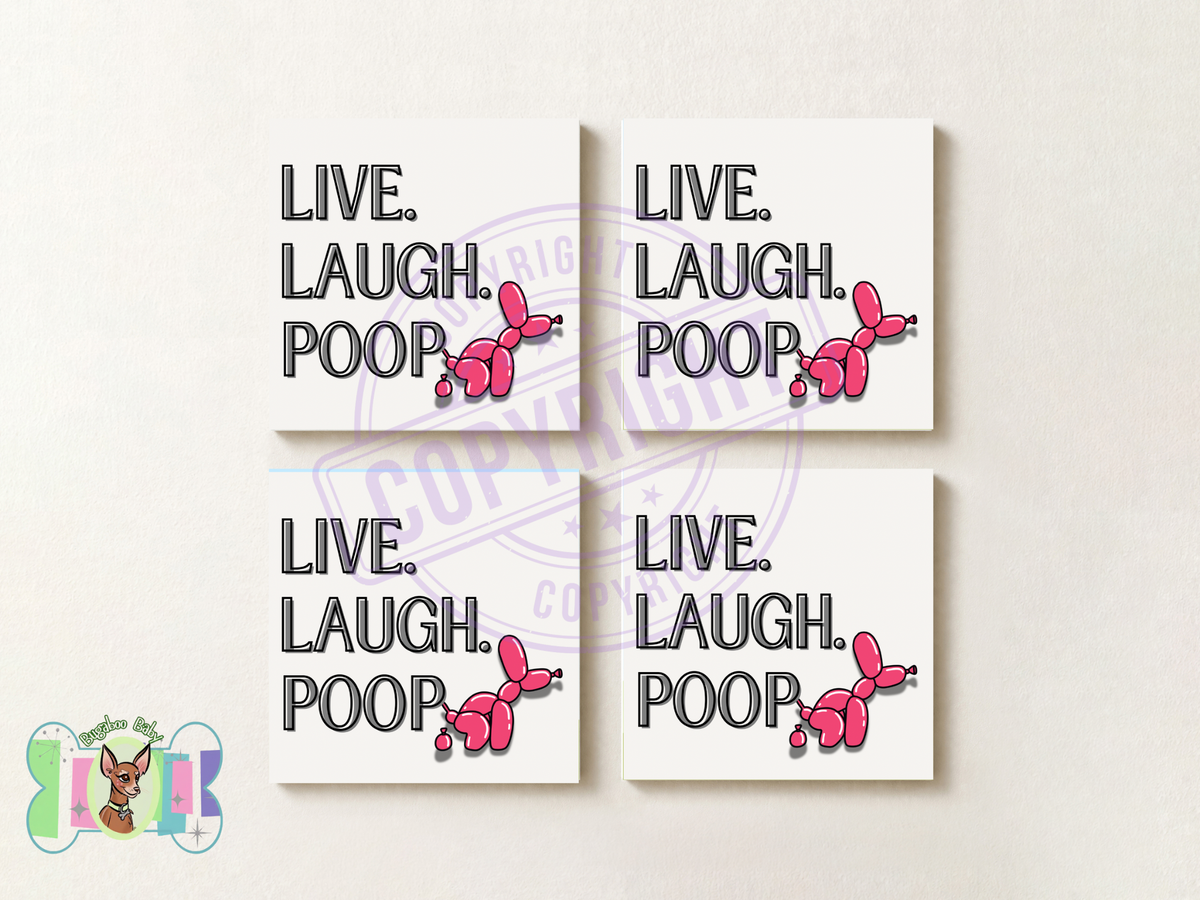 1 Canvas Print- Pink Balloon Dog