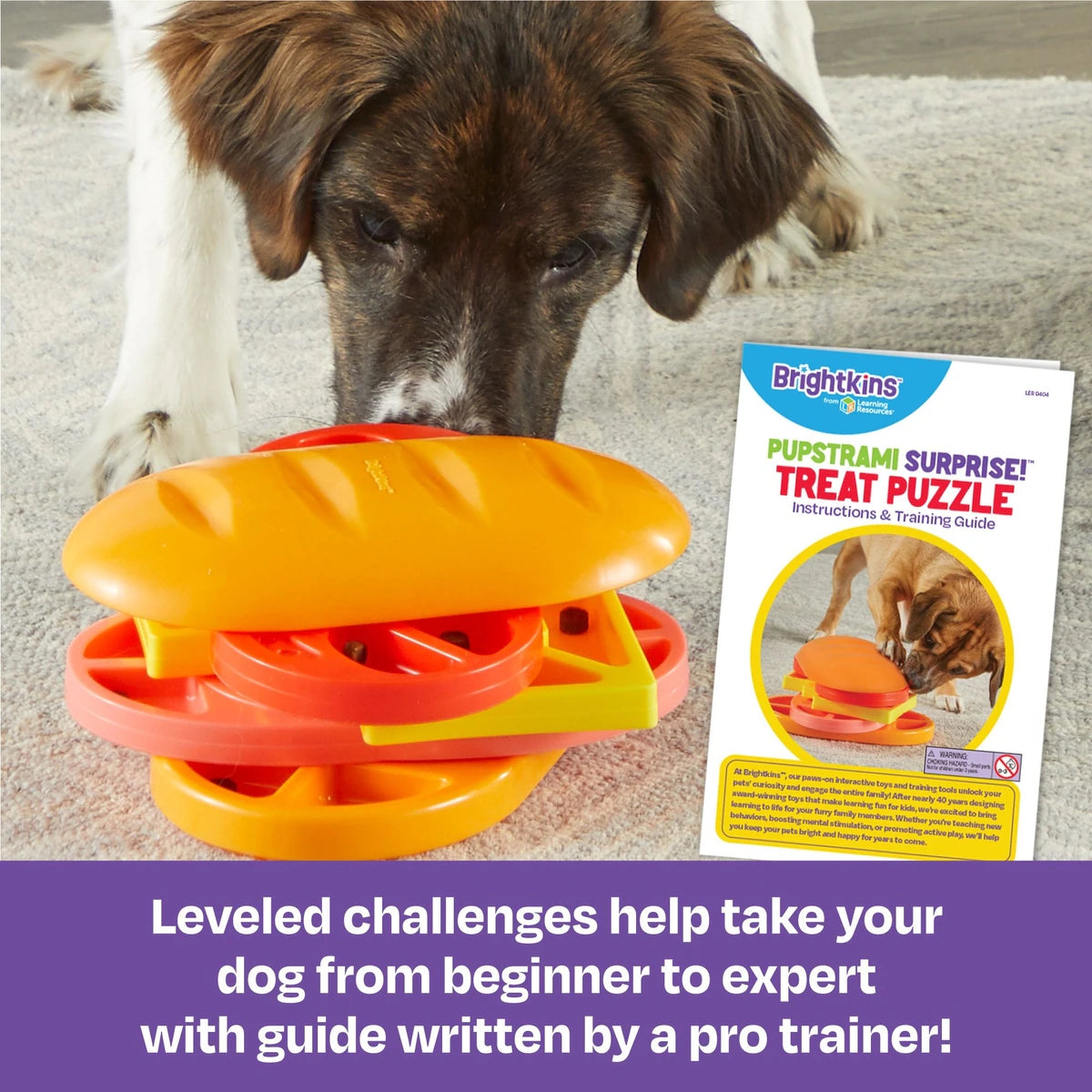 Brightkins Pupstrami Surprise! Treat Puzzle Dog Toy