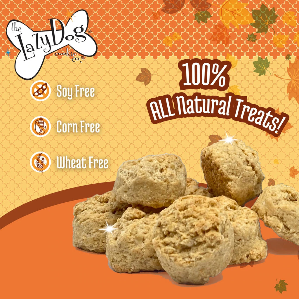 The Lazy Dog Cookie Co. Mutt Mallows Pumpkin Spice Latte Soft-Baked Dog Treats, 5-oz bag