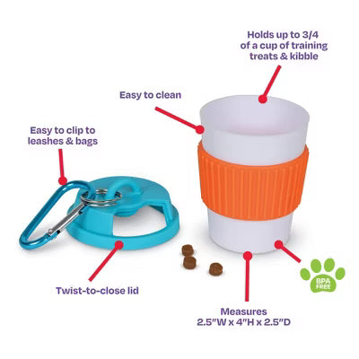 Brightkins Let's Go Treat Dog Dispenser